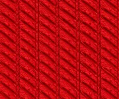 Amostra do tecido Bubble na cor Vermelho Ferrari